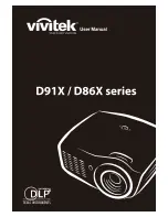 Vivitek D865W User Manual preview