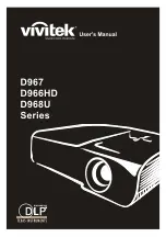 Preview for 1 page of Vivitek D966HD SERIES User Manual