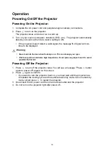 Preview for 19 page of Vivitek DH262 Series User Manual