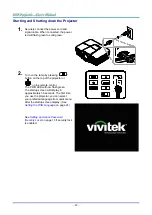 Предварительный просмотр 21 страницы Vivitek DH331 SERIES User Manual