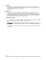 Preview for 2 page of Vivitek DH976 Series User Manual