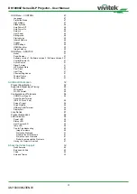 Предварительный просмотр 3 страницы Vivitek DK10000Z User Manual