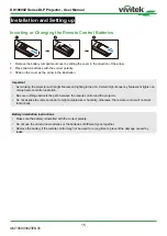 Предварительный просмотр 15 страницы Vivitek DK10000Z User Manual