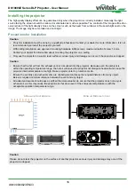 Предварительный просмотр 16 страницы Vivitek DK10000Z User Manual