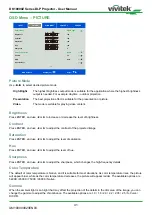 Предварительный просмотр 41 страницы Vivitek DK10000Z User Manual