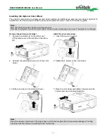 Предварительный просмотр 17 страницы Vivitek DU6675 User Manual