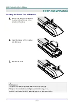 Preview for 24 page of Vivitek DU70 Series User Manual