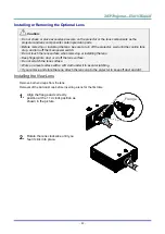 Preview for 25 page of Vivitek DU70 Series User Manual