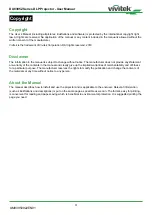 Preview for 4 page of Vivitek DU8395Z User Manual