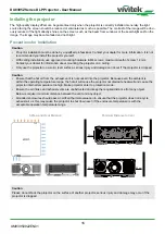 Preview for 16 page of Vivitek DU8395Z User Manual