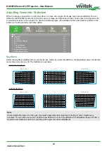 Preview for 24 page of Vivitek DU8395Z User Manual