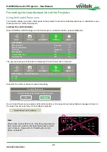 Preview for 29 page of Vivitek DU8395Z User Manual