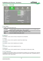 Preview for 47 page of Vivitek DU8395Z User Manual