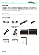 Preview for 8 page of Vivitek DU9900Z User Manual