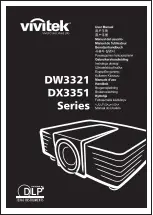 Vivitek DW3321 User Manual preview