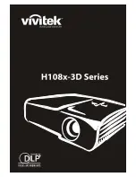 Preview for 1 page of Vivitek h108x-3d series User Manual