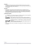 Preview for 2 page of Vivitek H1186 Series User Manual