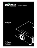 Vivitek H8030 User Manual preview