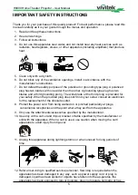 Preview for 5 page of Vivitek H9090 User Manual