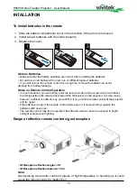 Preview for 13 page of Vivitek H9090 User Manual