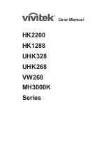 Preview for 1 page of Vivitek HK1288 Series User Manual