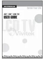 Vivitek LCD-TV User Manual preview