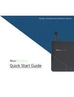 Предварительный просмотр 1 страницы Vivitek novoenterprise Quick Start Manual