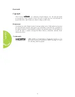 Preview for 2 page of Vivitek Q3PLUS User Manual