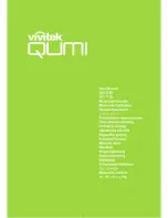 Vivitek Qumi Q8 User Manual preview
