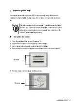 Предварительный просмотр 44 страницы Vivitek RP56HD21-A User Manual