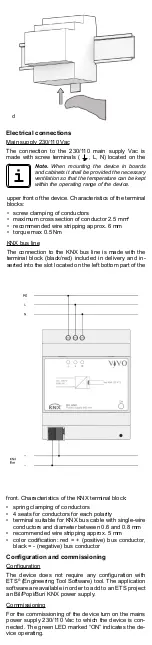 Предварительный просмотр 4 страницы Vivo Bil KNX User Manual