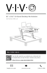 Preview for 1 page of Vivo DESK-V001D Instruction Manual