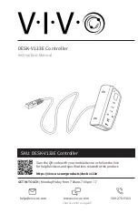 Preview for 1 page of Vivo DESK-V133E Controller Instruction Manual