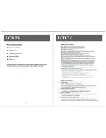 Preview for 4 page of Vivo LTV26FHD Owner'S Operation Manual