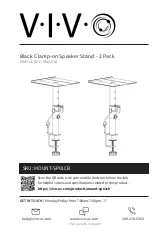 Предварительный просмотр 1 страницы Vivo MOUNT-SP01CB Instruction Manual