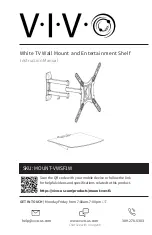 Preview for 1 page of Vivo MOUNT-VWSF1W Instruction Manual