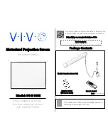 Preview for 1 page of Vivo PS-E-100E Instruction Manual