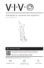 Vivo VESA MOUNT-SG03CF Instruction Manual preview