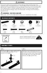 Preview for 2 page of Vivo VESA STAND-VAD1B Instruction Manual