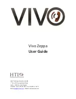 Vivo Zeppa User Manual preview