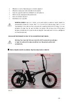 Предварительный просмотр 4 страницы Vivobike E-2500 RM Instructions For Use And Maintenance Manual