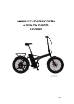 Предварительный просмотр 30 страницы Vivobike E-2500 RM Instructions For Use And Maintenance Manual