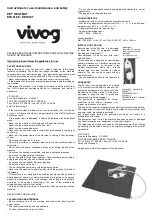 Preview for 2 page of Vivog ED10106 Instructions For Use, Maintenance And Safety