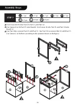 Предварительный просмотр 13 страницы VIVOHOME VH1049 Assembly Instructions Manual