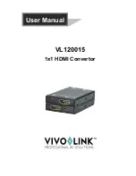 VivoLink VL120015 User Manual preview