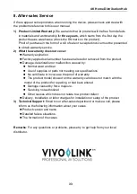 Предварительный просмотр 38 страницы VivoLink VL120020 User Manual