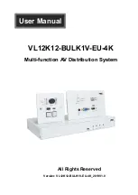 VivoLink VL12K12-BULK1V-EU-4K User Manual preview