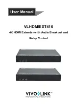 VivoLink VLHDMIEXT416 User Manual preview