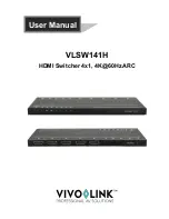 VivoLink VLSW141H User Manual предпросмотр