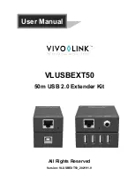 Preview for 1 page of VivoLink VLUSBEXT50 User Manual